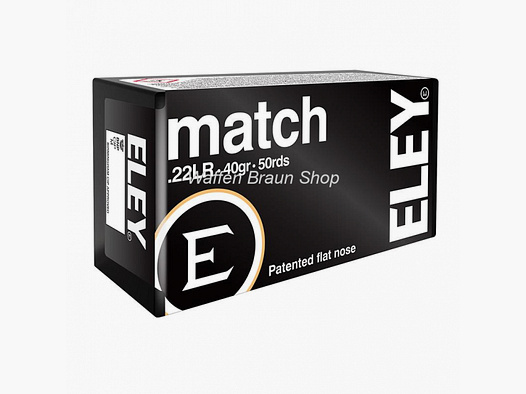 ELEY MATCH .22LR 50 Stück