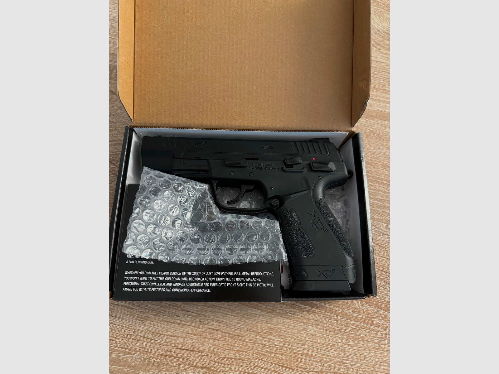 CO2 Pistole Springfield XDe Blow Back 