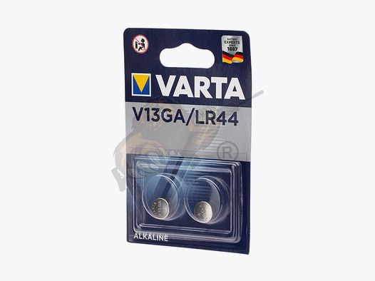 V13GA/LR44 Batterie 2er Pack - Varta