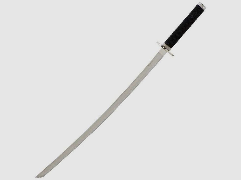 Samurai lang mit Silberdrachen