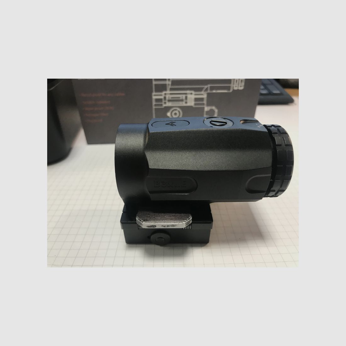 Falke B3X lE Magnifier Auto-Side-Up 3fach Vergrößerung NP 325 Steiner Zeiss Sig Sauer AR15