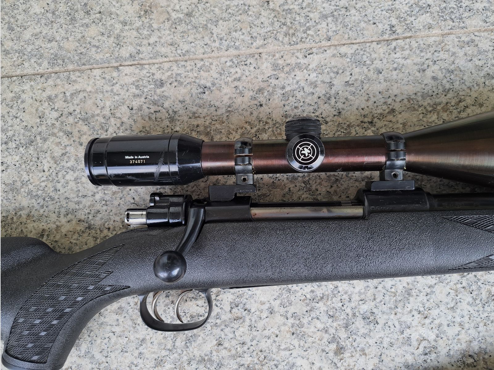 Mauser de chasse 8 x 57 IS métrique avec lunette Helia S 8 x 56 Kahles Vienne ainsi que sangle