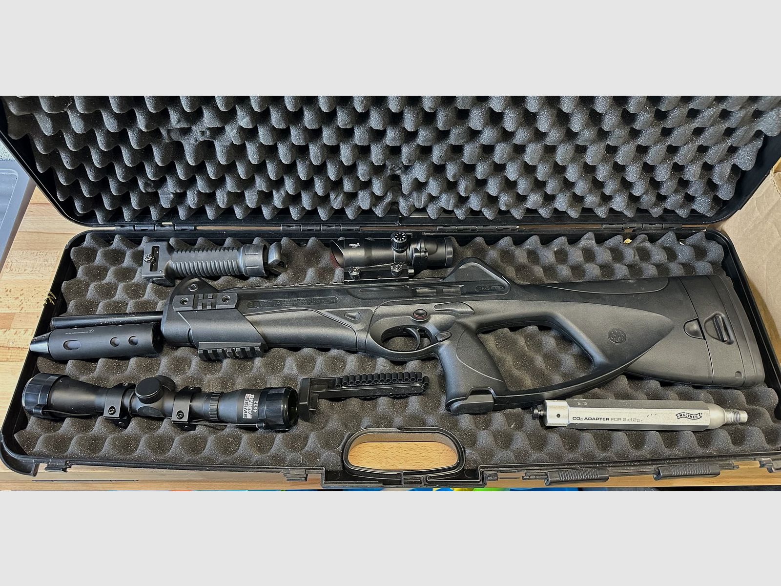 Beretta CX4 Storm CO2 4,5mm Komplettset + ZF + Red Dot + Koffer