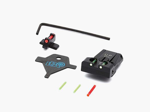Juego de Mira LPA TTF30SS para SigSauer P229 / Springfield XD con Fibra Óptica