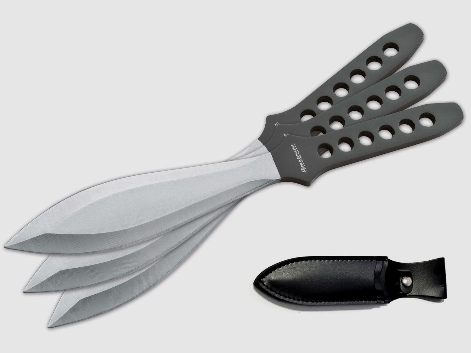3 groe schwere Wurfmesser MAGNUM THROWING KNIFE SET PROFI I