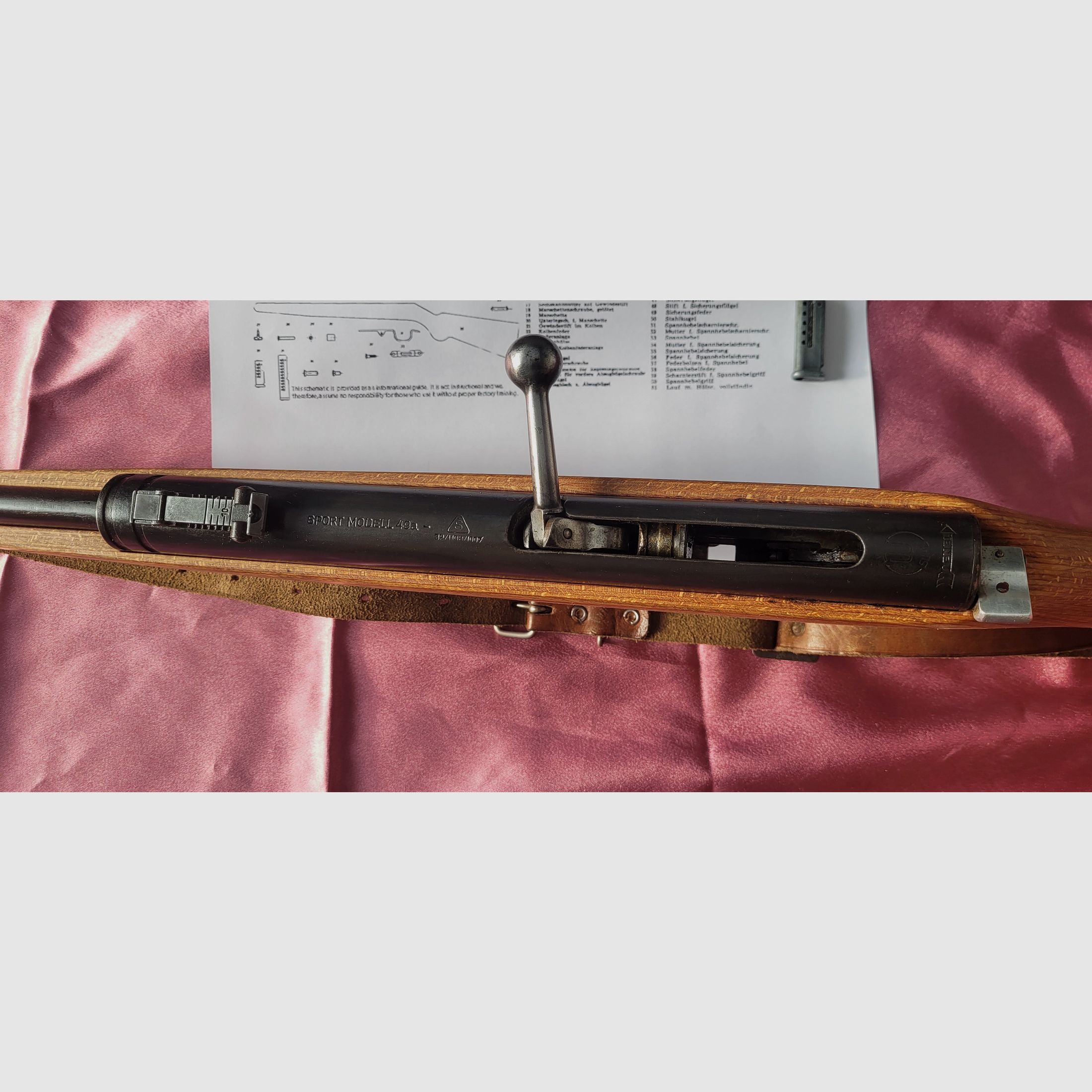 Air rifle Haenel 49a with magazine