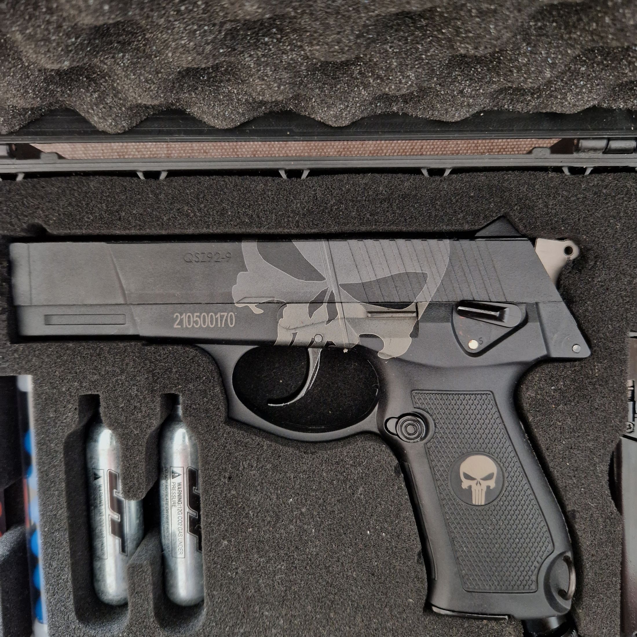 R.A.M COMBAT PISTOLE. GSZ92-2 Modell 2021 Kal. 0,50 mit F im Fünfeck