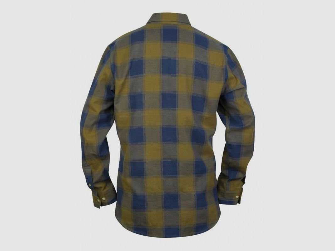 Hart Herren Hemd Urbia Blue Checked