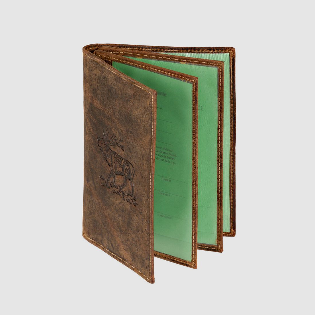 Hunting license case deer