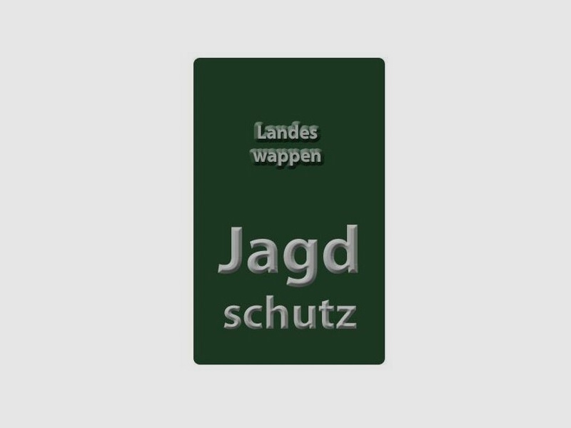 Autoschild Jagdschutz - Bayern