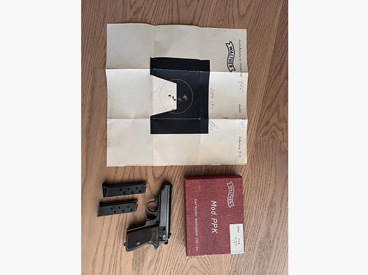 Walther PPK 7,65 Browning w tym amunicja