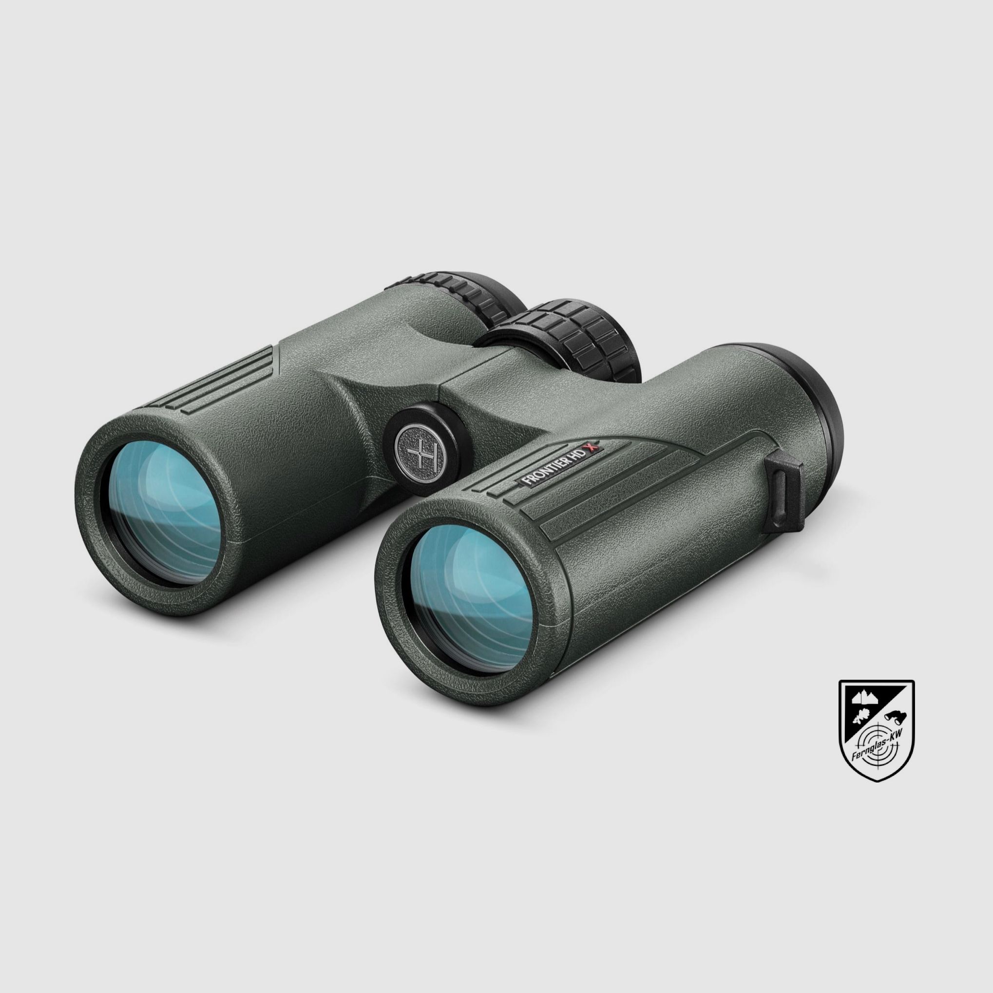 HAWKE 38007 Frontier H DX 10x32 Fernglas Grün mit Zubehör