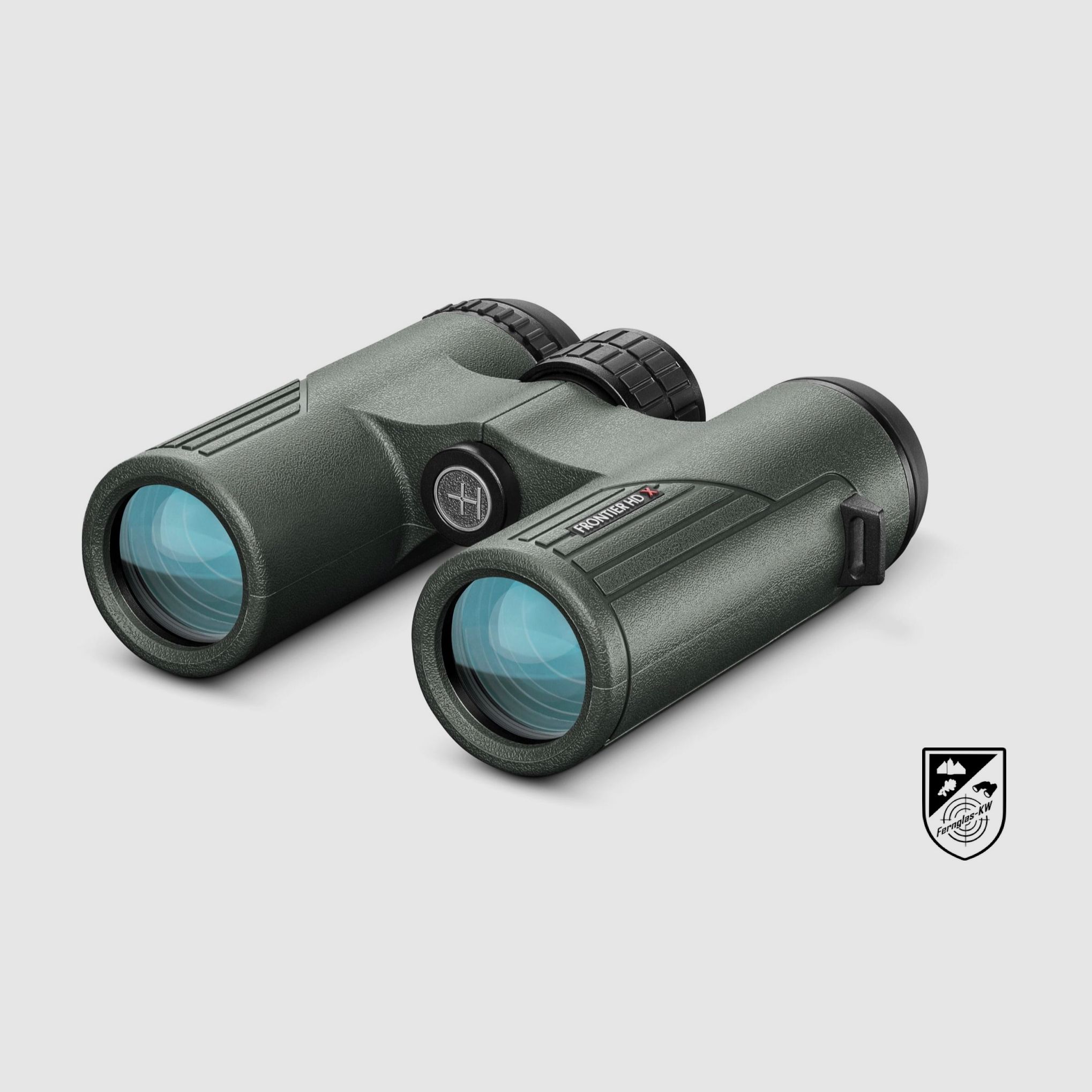 HAWKE 38007 Frontier H DX 10x32 Fernglas Grün mit Zubehör