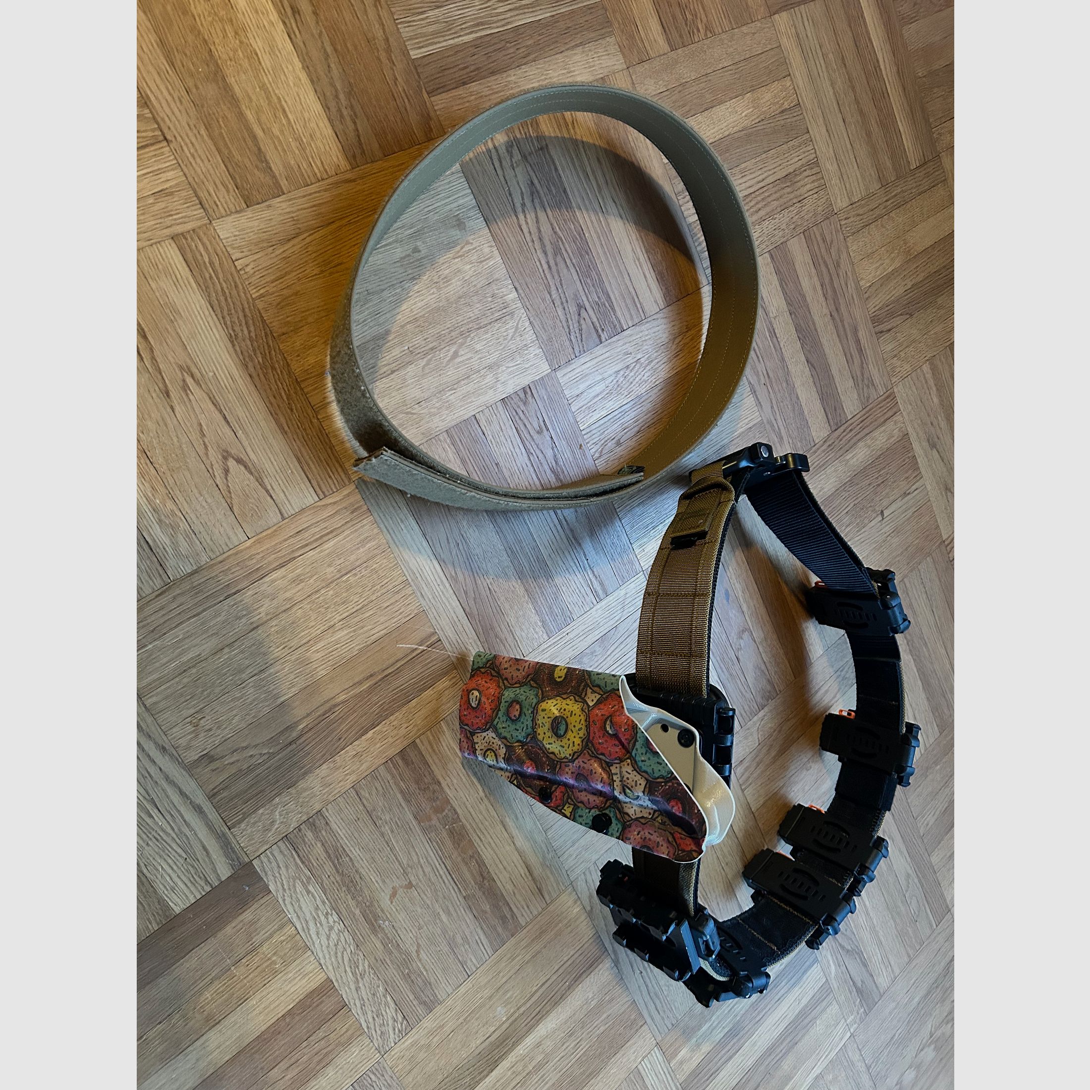 Ceinture et holster Black Trident