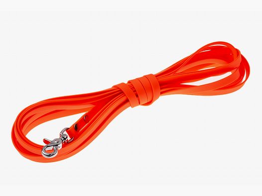 BioThane tracking leash, flat, 13 mm, 10 m, orange