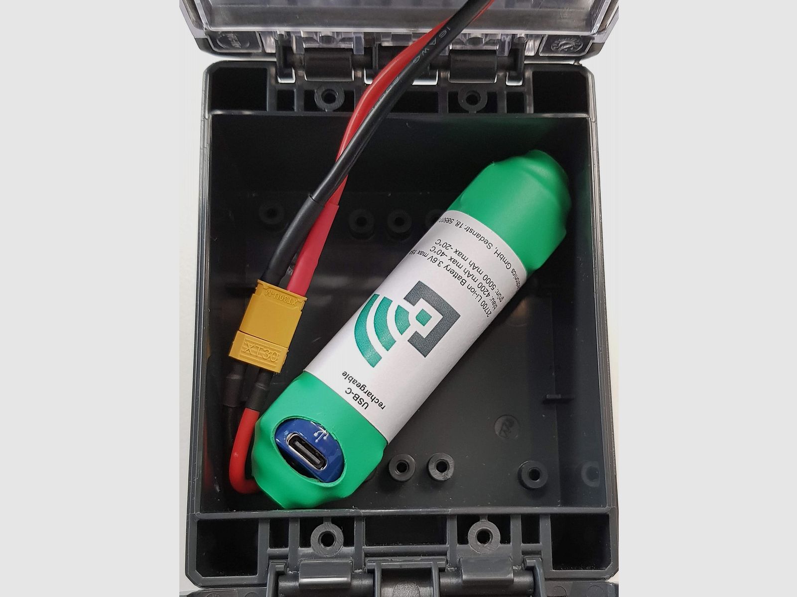 Fallenalarm – Trapmaster austauschbare Batterie für Melder, gelber Stecker, Bild 3 von 5