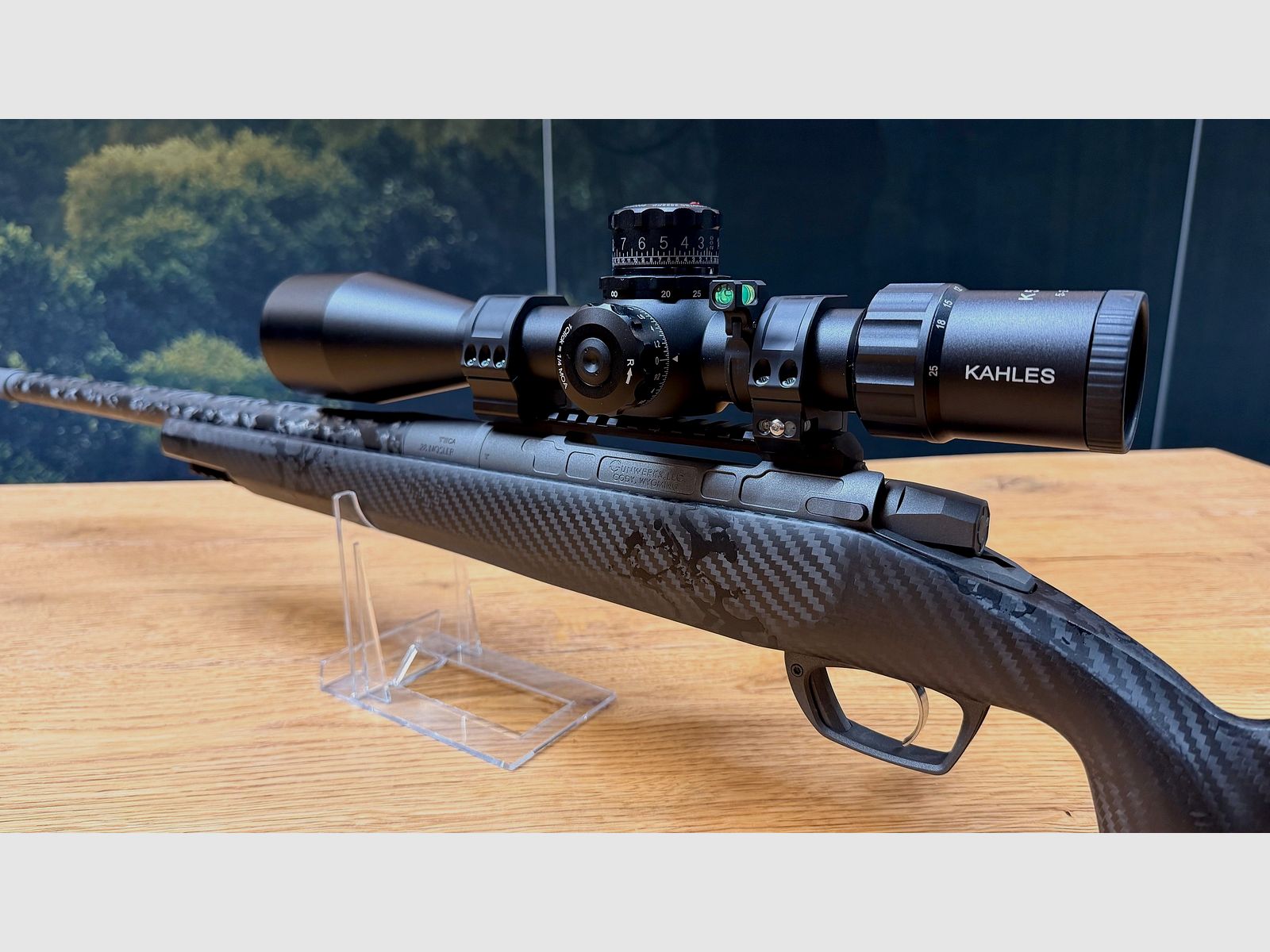 Gunwerks Magnus / .28 Nosler / LL 20" / z systemem tytanowym / Kahles K525i 5-25x56 MOAK