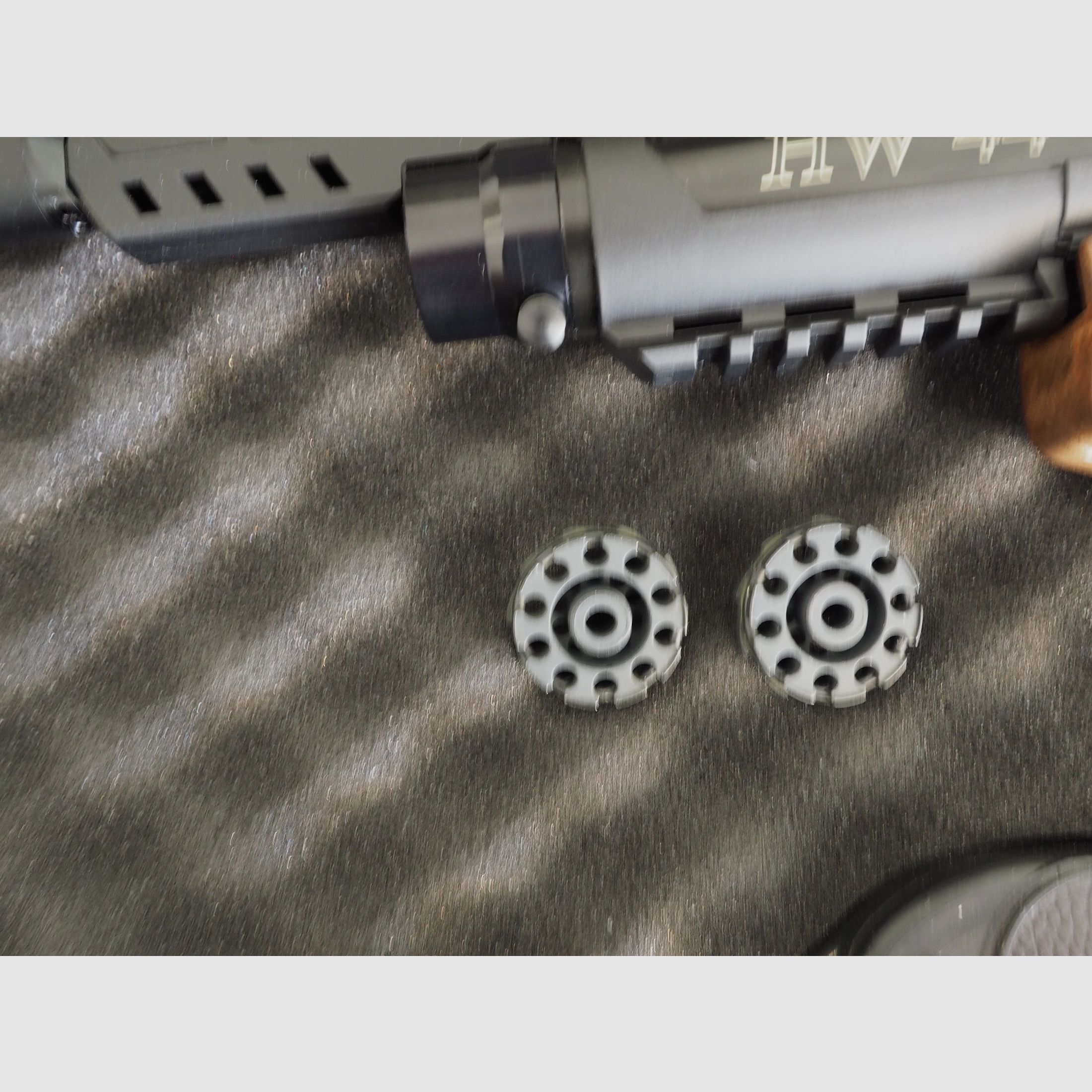 Weihrauch HW44 pistola carabina calibro 4,5 top, red dot sight, suppressor, valigetta ecc., immagine 5 di 6
