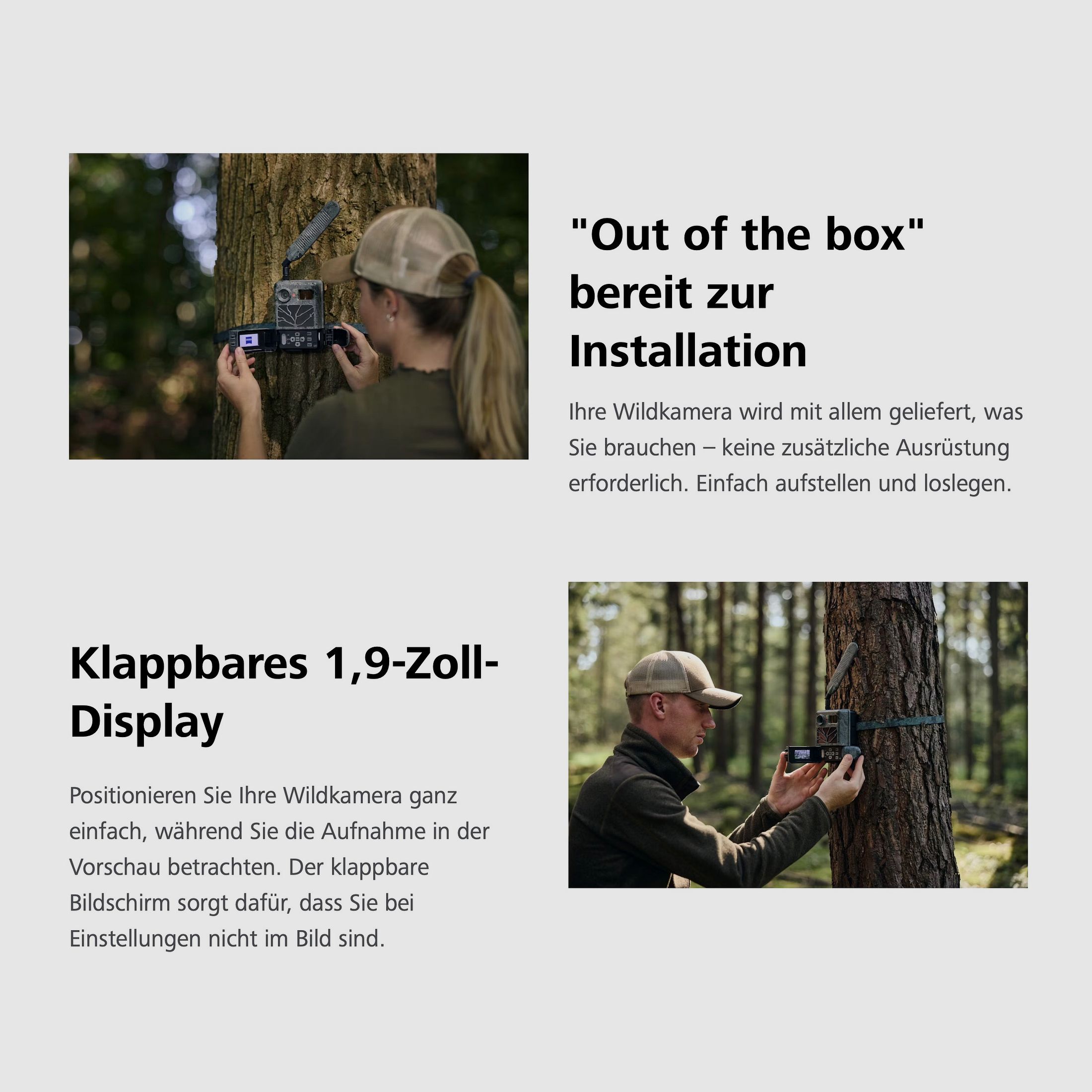 ZEISS Secacam 3 fototrappola con funzione di invio, angolo di visione di 60 gradi, portata del flash di 25 m