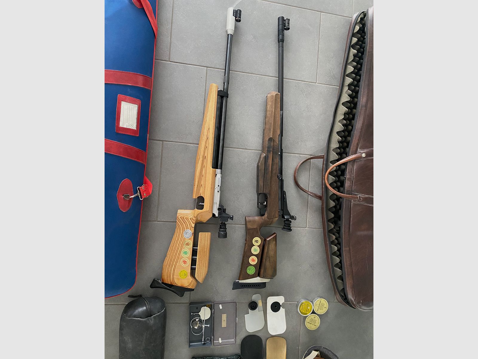 1x Luftgewehr Feinwerkbau 601 und 1x Luftgewehr Diana 75