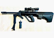 Steyr AUG Referenzwaffe für Visier Test Artikel - Präzisionsumbau für SPORT-Einsatz vorbereitet. (Alternative zu Schmeisser, Hera, HK MR223, HK243, AR15, OA 15, Savage, DAR, Brunk, LDT)