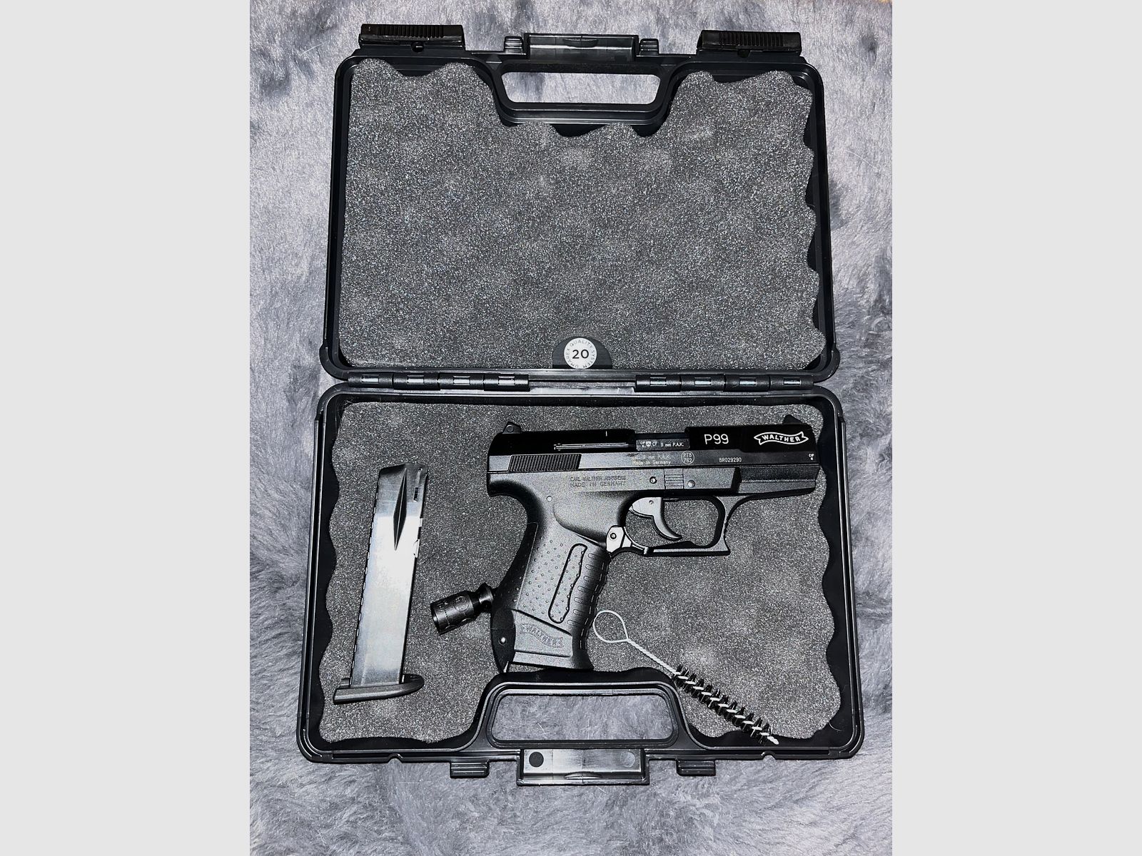 Walther P99 BLK 9mm P.A.K. 15R