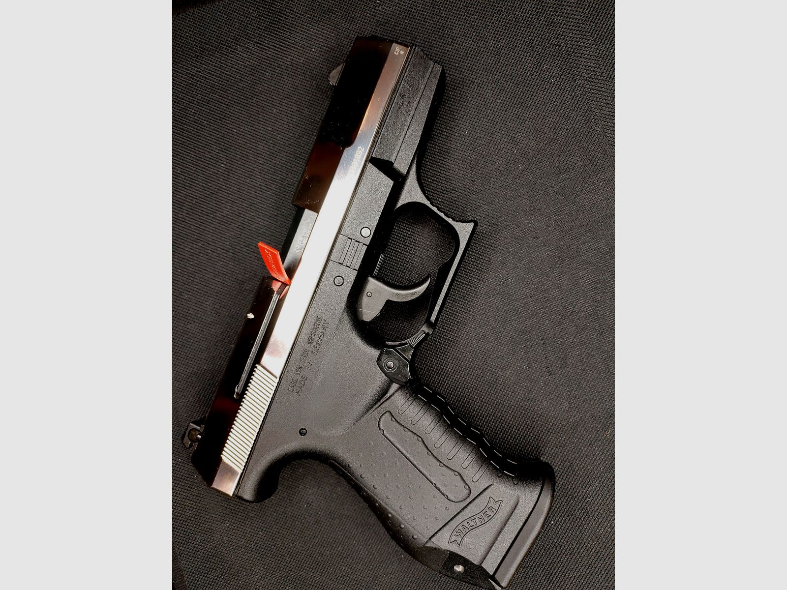 Premium Walther P99 SV NKL Schreckschusspistole 9 mm P.A.K. (PTB 762) P 99 Nickel-Finish [CNC-gefräster Stahlverschluss NKL] NEU!