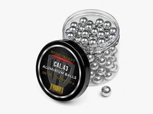 175x ALUMINIUM BALLS CAL.43 | HIGH IMPACT | PPQ | TPM1 | M&P9 | 1,8g
