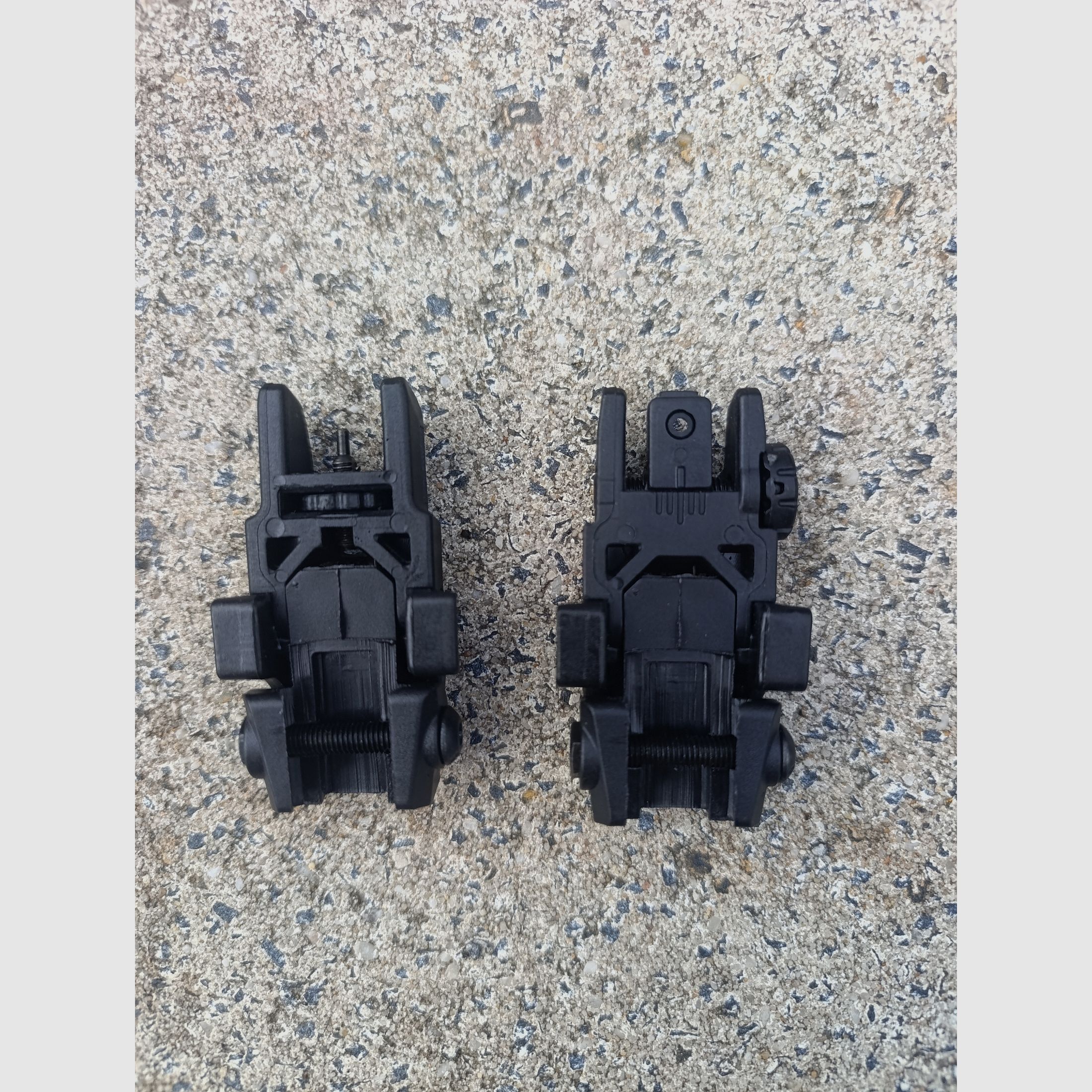 Backup Iron Sights|Flip Up Sights for Picatinny, e.g. AR15, image 2 of 2