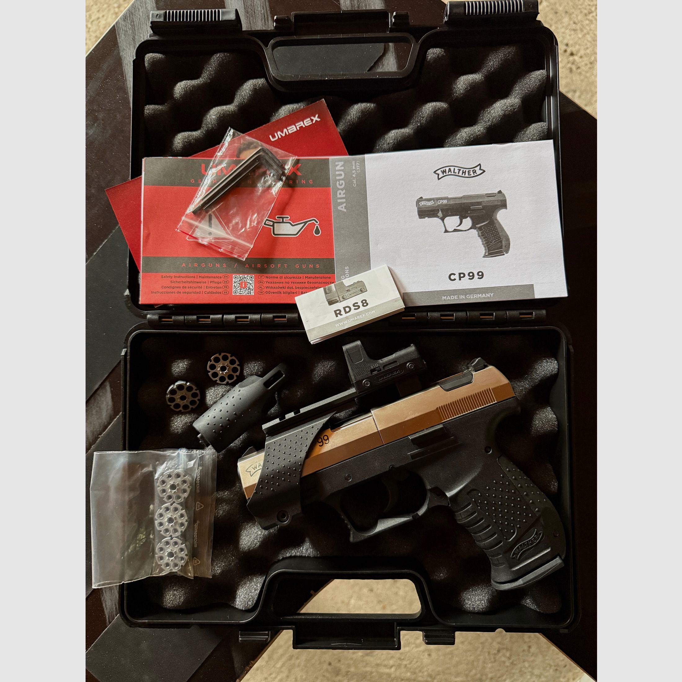 Walther CP99 4,5 mm Diabolo – Une compagne fidèle et précise en état quasi neuf