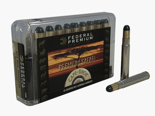 Federal Premium Safari Woodleigh Hydro Solid .416 Rem. Mag. 400GR solid RN 20 cartucce
