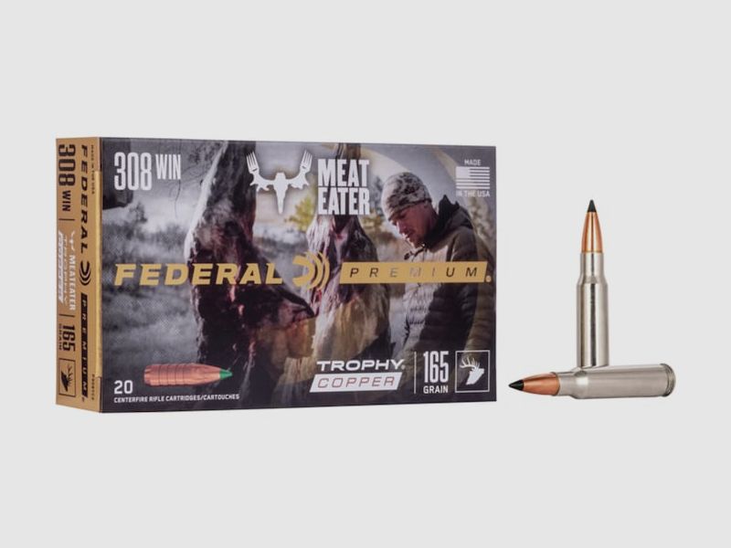 Federal Premium Trophy Copper .308 Win. 165GR 20 Patronen