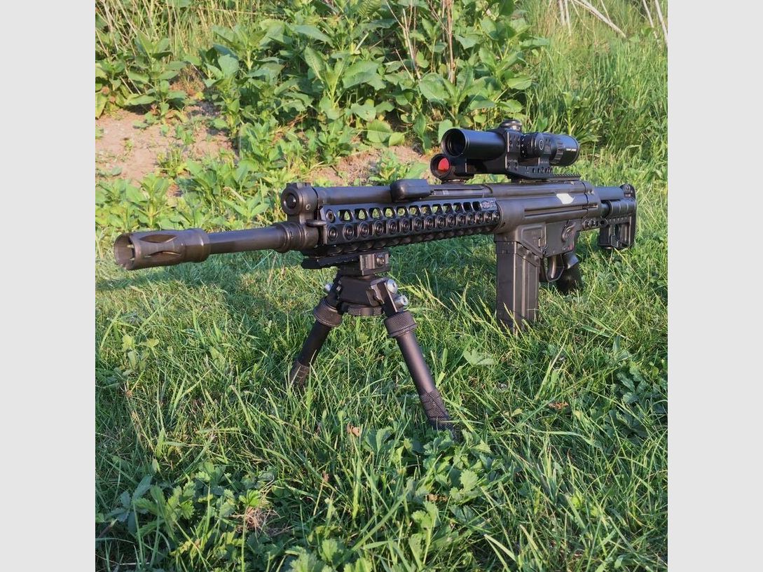 SPUHR G3 / HK41 achterste schoudersteun, lengte verstelbaar met wangsteun SAR M41 / MKE T41 / XR41 / BWT3D