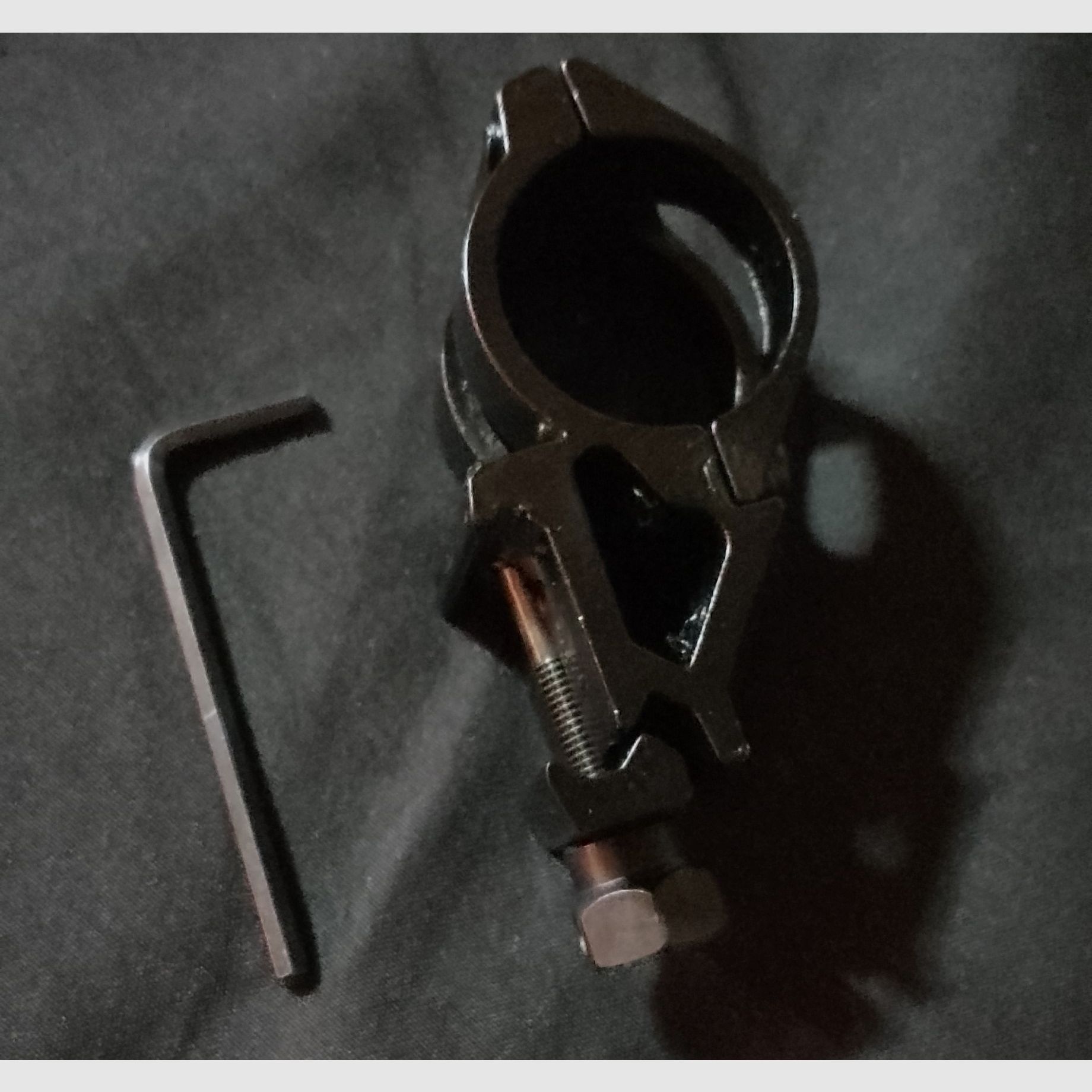 Zielfernrohr Picatinny Befestigung Montage Schnellspanner Taschenlampe 25,4mm 45° grad