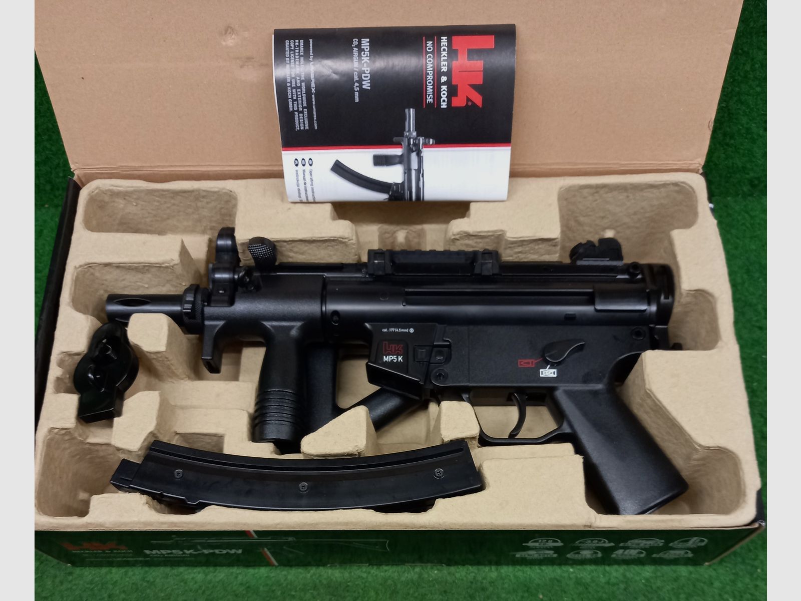 CO2 H&K MP5 Airgun im Kaliber 4,5 mm Stahl BB