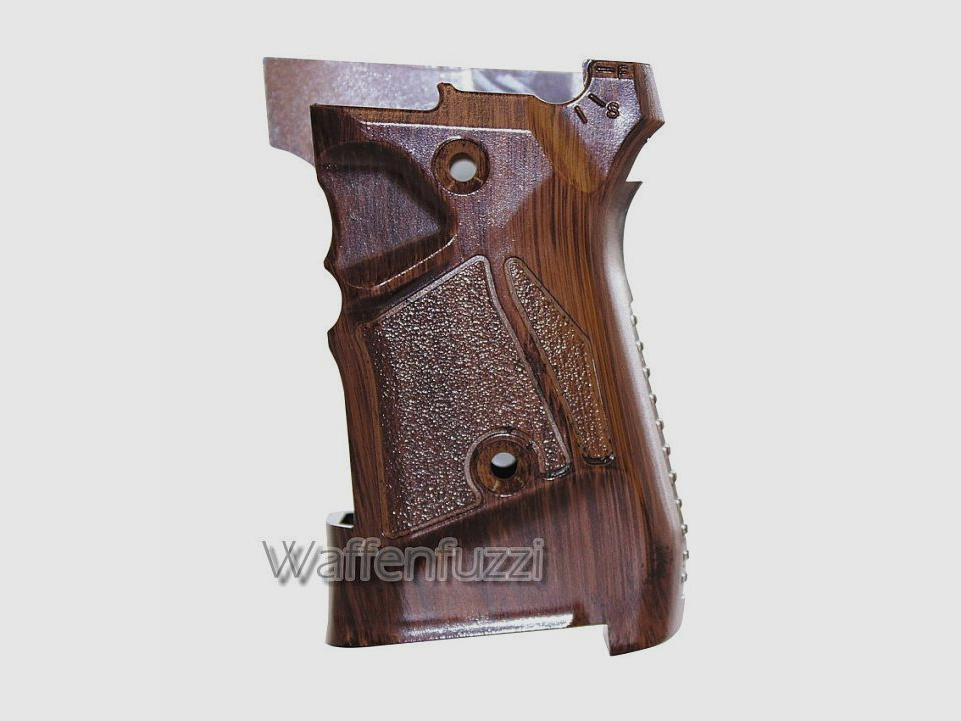 Grip scales wood look for Zoraki 914 blank firing weapon