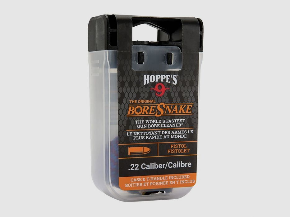 HOPPE’S Boresnake do pistoletu kal. 22 z etui, zdjęcie 1 z 2