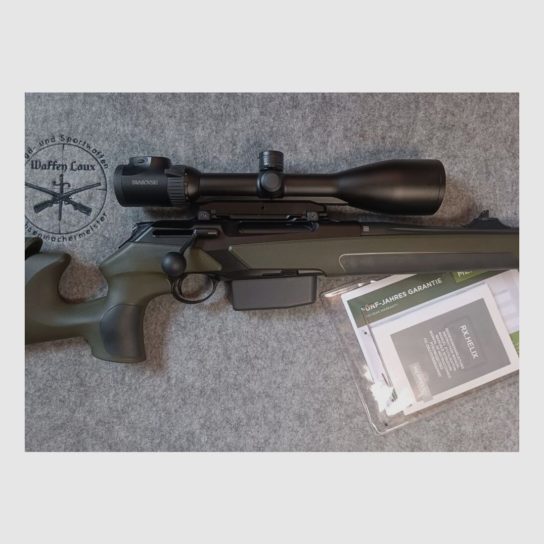 Merkel Modell Helix RX Speedster + ZF Swarovski Z6i 2,5-15x56 Dentler
