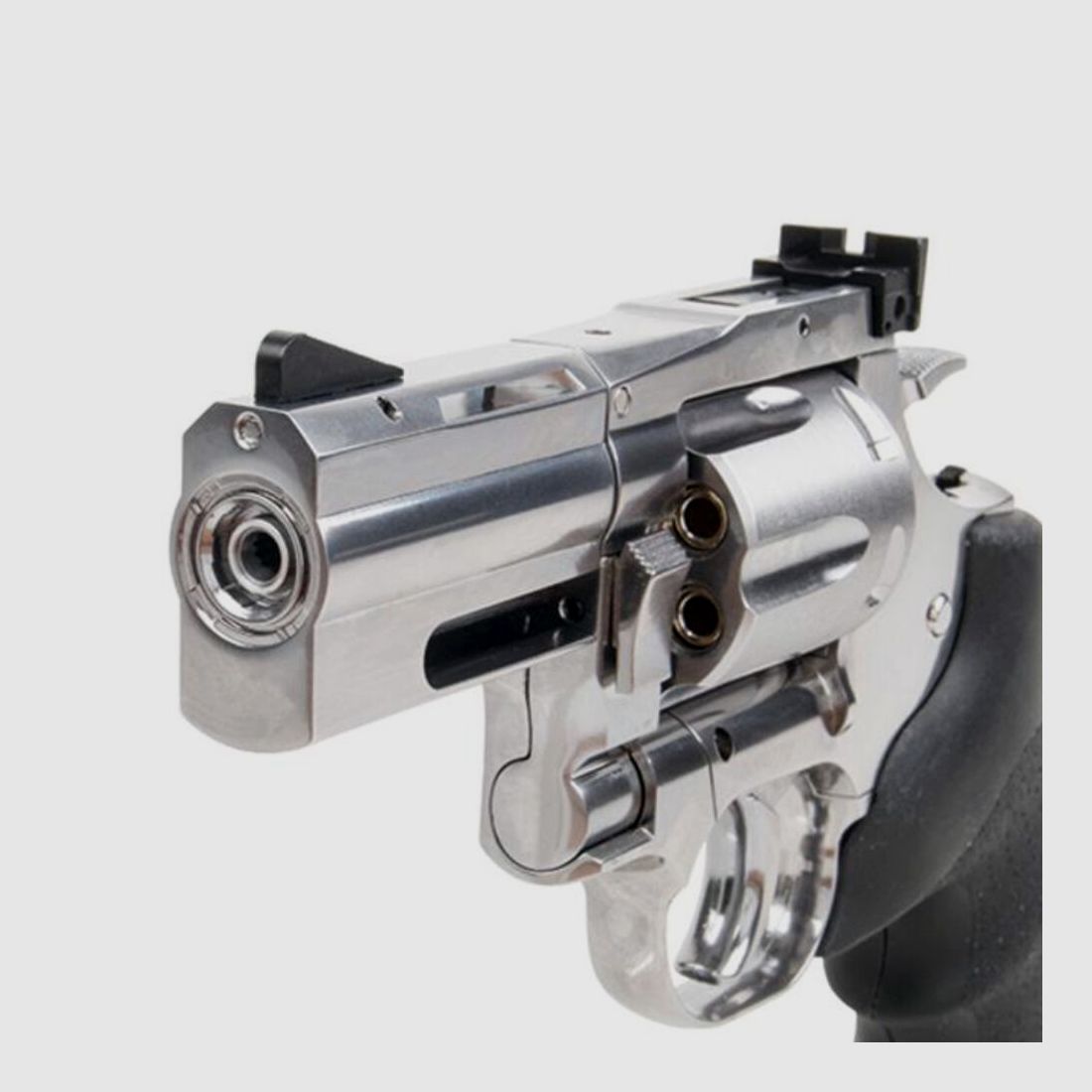Dan Wesson DW 715 2,5 Zoll CO2 Revolver 4,5mm Diabolo Silber