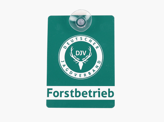 DJV-Autoschild Forstbetrieb