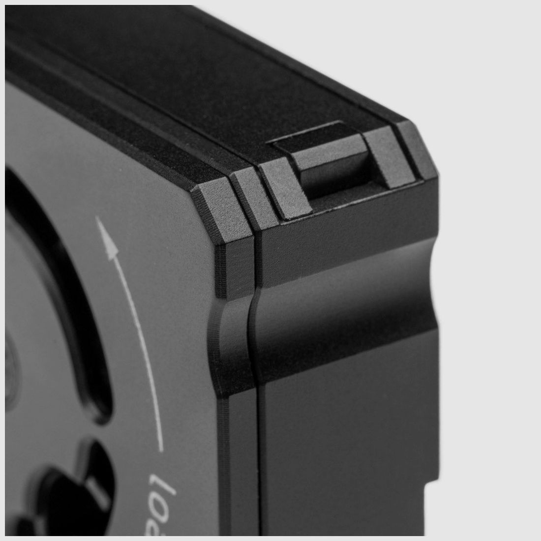 RECHTECKIGES MAGAZIN AEA HP MAX 1 und 2 | links | CNC - ALUMINIUM | 9mm | 8 Schuss
