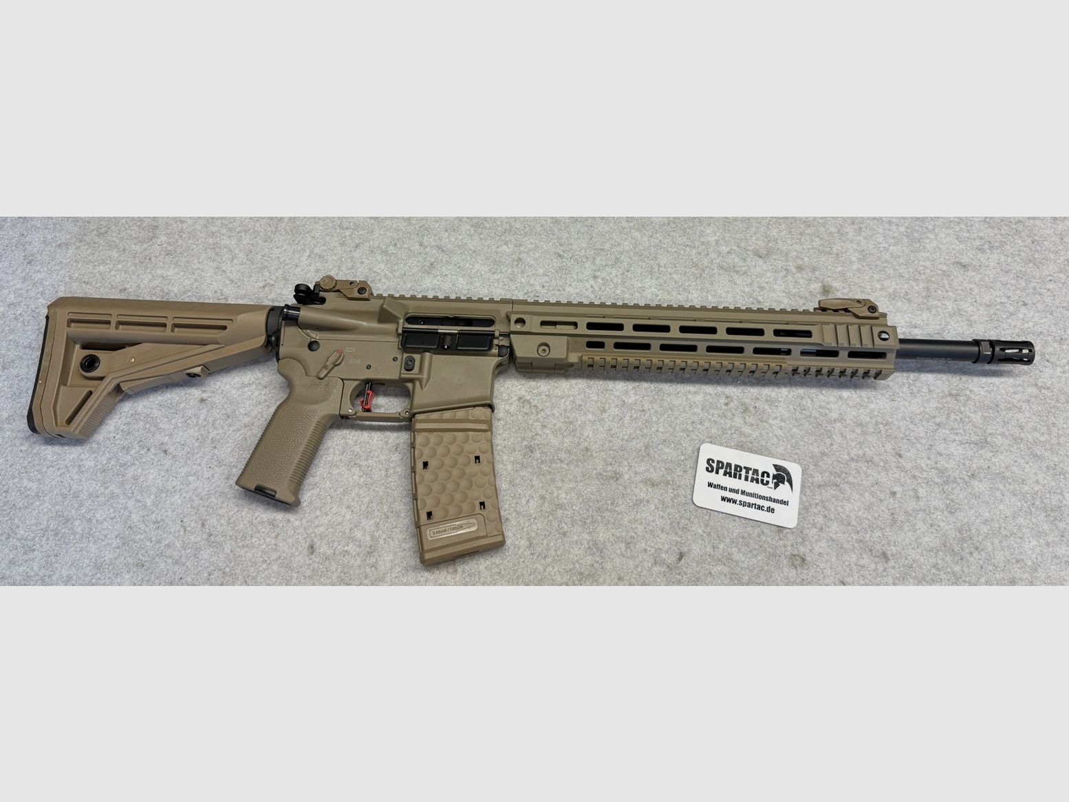 Oberland Arms OA-15 M5 Premium CERAKOTE FDE caliber .223 Remington Luger 16.75" barrel SPARTAC EDITION
