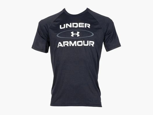Under Armour Under Armour Shirt Tech Wordmark Graphic Shortsleeve - Schwarz / M Herren