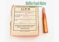 RWS (WZd.Fa.Rottweil) Büchsenpatronen 8x57 JR