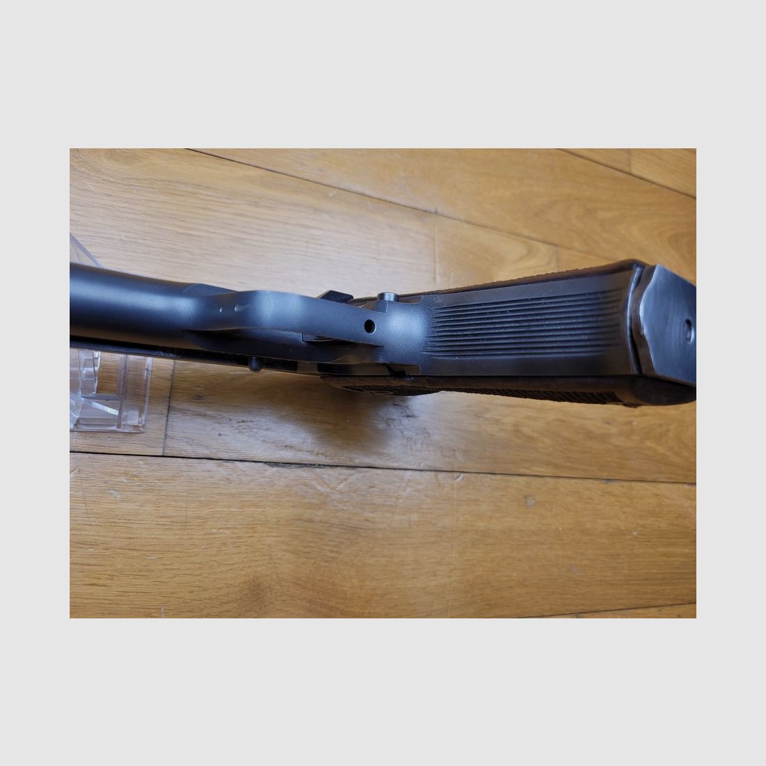 Sehr seltener und sehr schöner MAB 15 F1 Militärwettkampfpistole – 300 Ex. – 9 para – Originalbox – Sehr schönes emblematisches Stück des französischen Know-hows – Ausgezeichneter Zustand, Bild 14 von 15