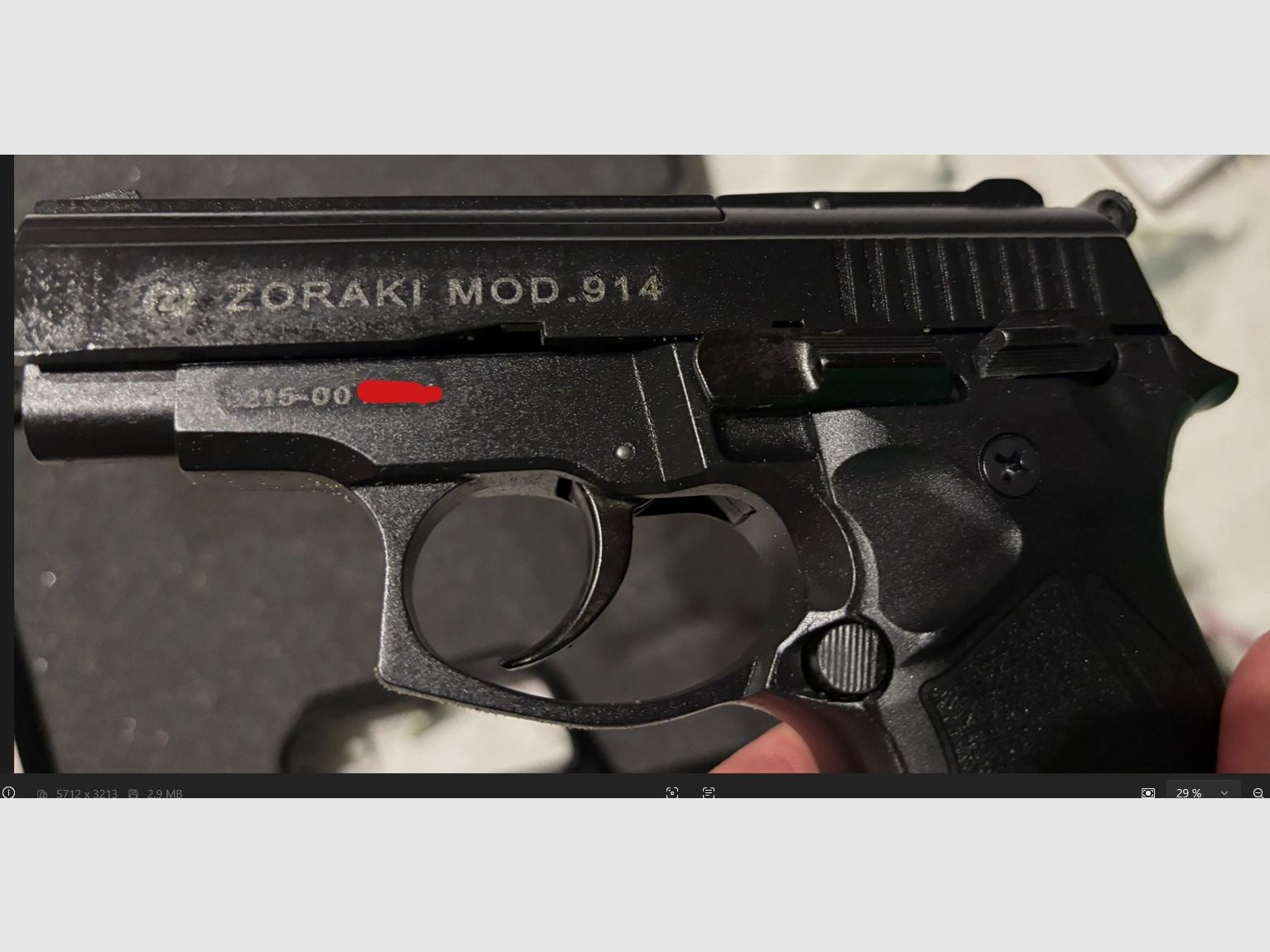 Zoraki 914 alte PTB 922 neuwertiger Zustand