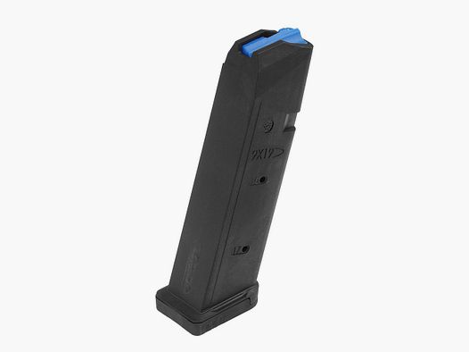 UTG - Polymer Magazin für Glock Pistole - 9x19 mm - 17 Schuss - Polymer - Schwarz Edelstahlfeder