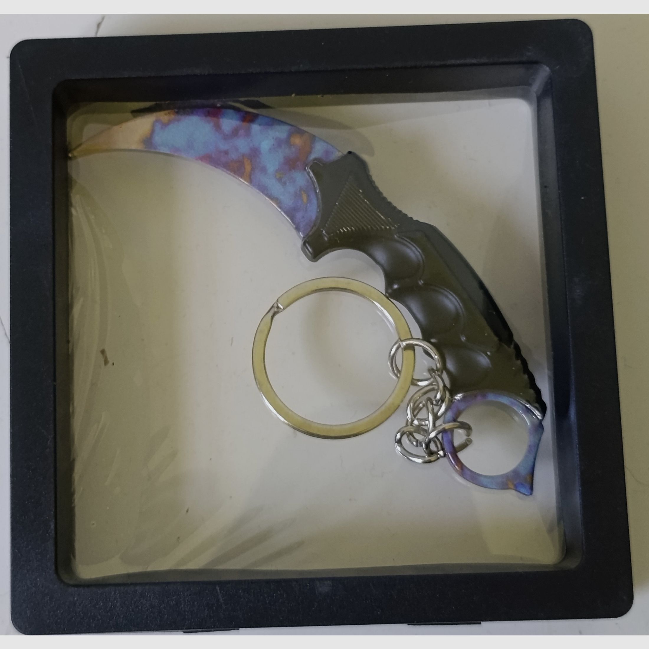 Keychain, miniature, karambit knife, Counterstrike, image 1 of 2