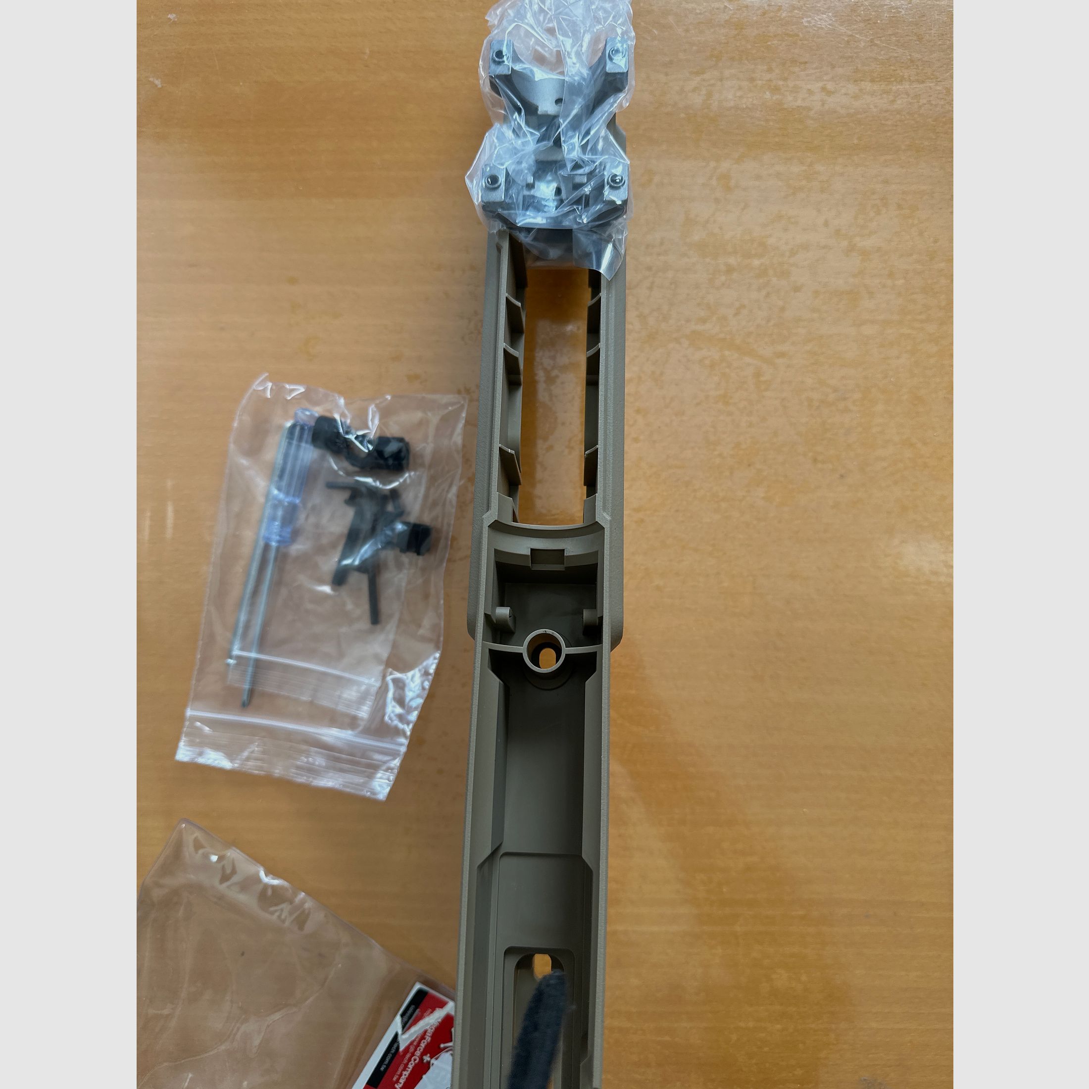 SSG10 A3 Schaft Novritsch FarbeFlat Dark Earth, mit M4 Griff