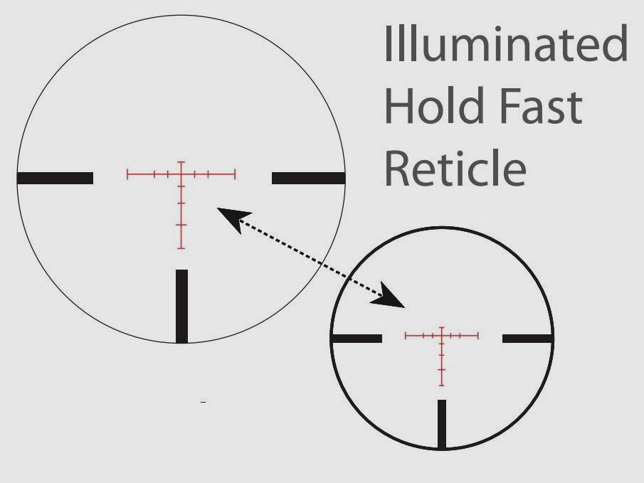 NikkoStirling DIAMOND Long Range 6-24×50 verlichte richtkijker, HF (30MM), afbeelding 5 van 5